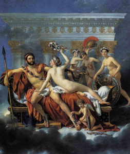 Mars Disarmed by Venus and the Three Graces